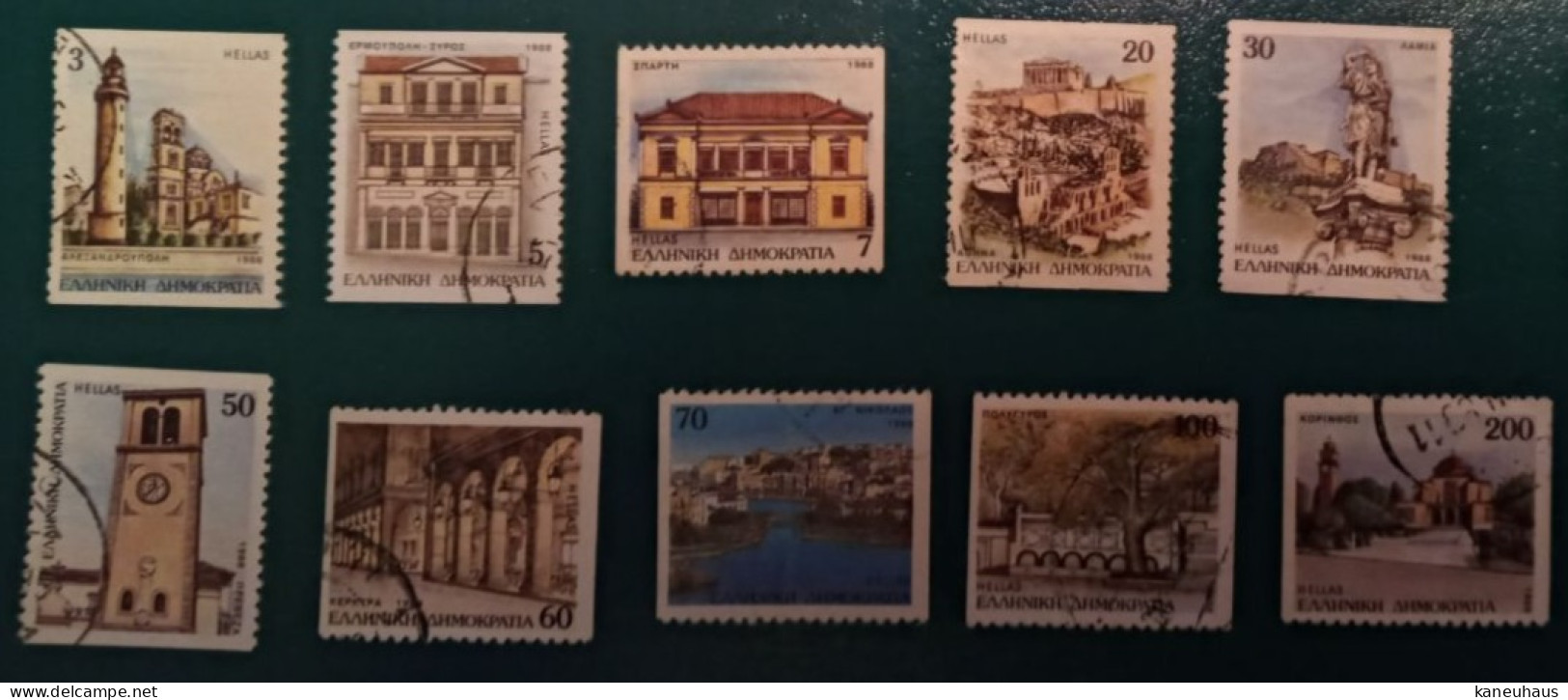 1988 Michel-Nr. 1699/1701/1702/1705/1707-1712C Gestempelt - Used Stamps