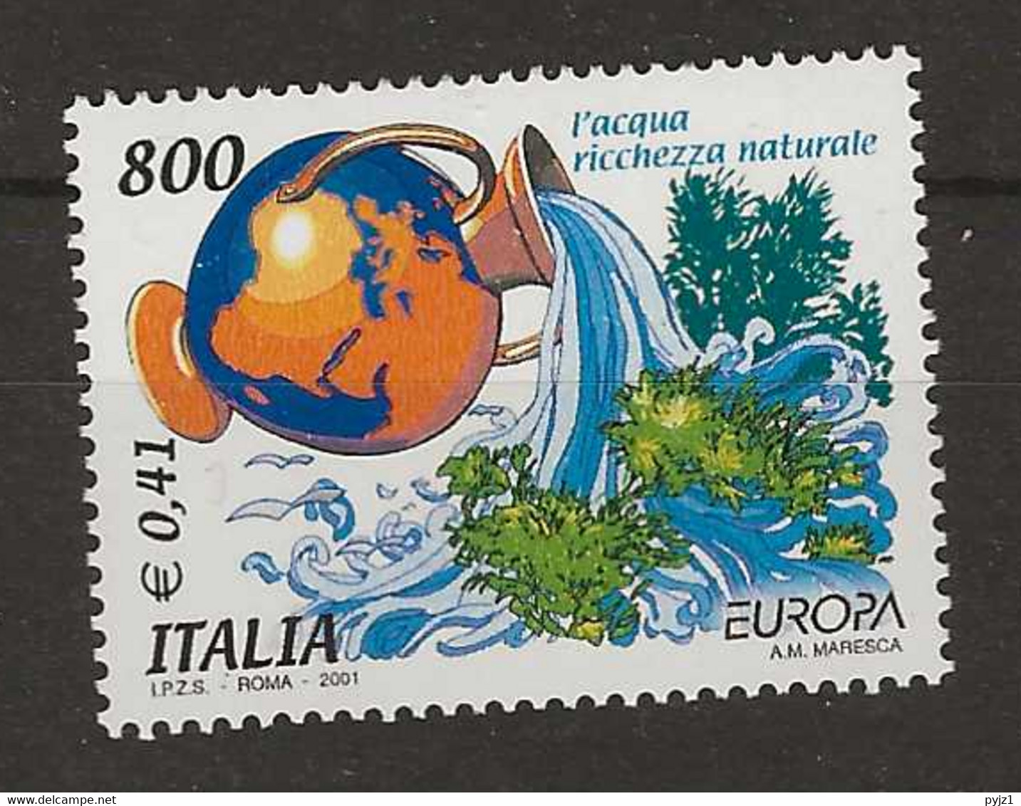 2001 MNH Italy Postfris** - 2001