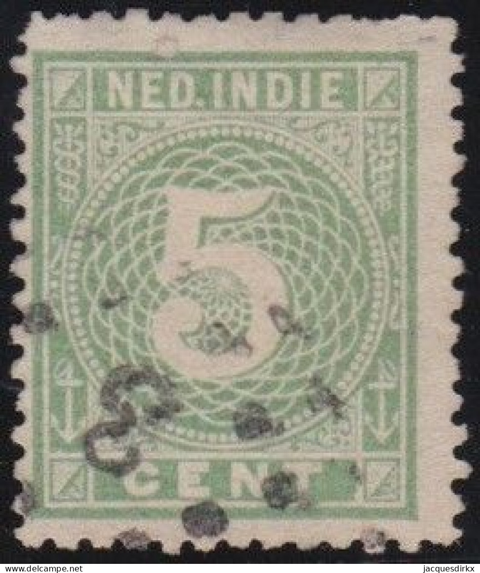 Ned. Indie   .   NVPH     .   21    .   O   .   Gestempeld   .   /   .   Cancelled - Netherlands Indies