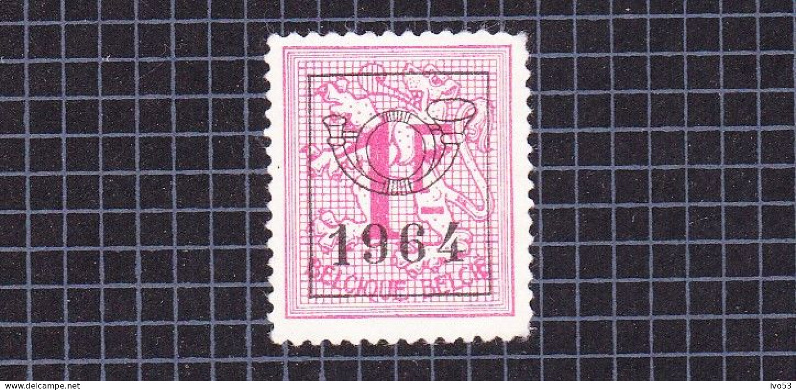 1964 Nr PRE757(*) Zonder Gom.Heraldieke Leeuw:1Fr.Opdruk 1964. - Typo Precancels 1929-37 (Heraldic Lion)