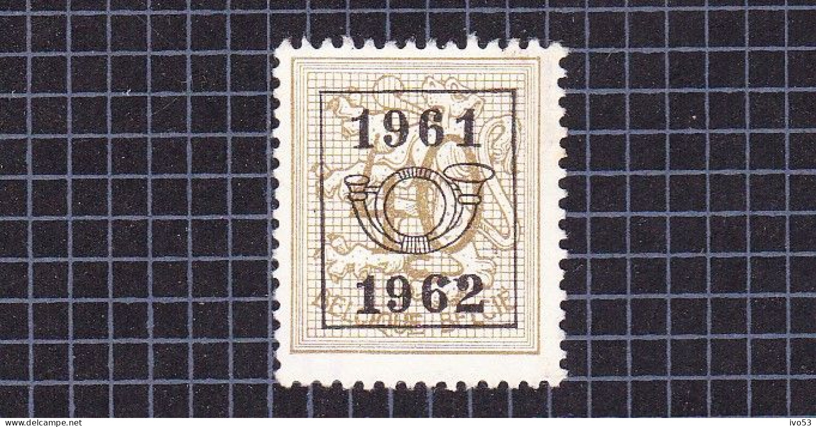 1961 Nr PRE719(*) Zonder Gom.Heraldieke Leeuw:40c.Opdruk 1961-1962. - Tipo 1929-37 (Leone Araldico)