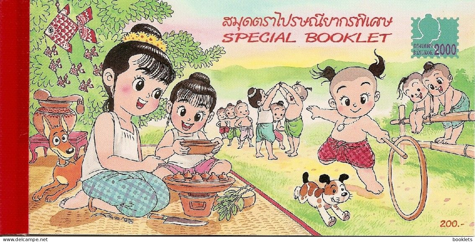 THAILAND, Booklet  318b,  2000,  BANGKOK 2000, Prestige With RED BINDING - Thailand