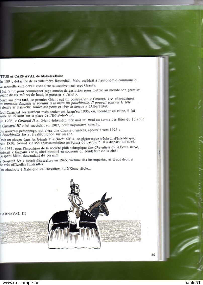 Livre DUNKERQUE Le  CARNAVAL Et Les GEANTS  Catherine TILLIE Exemplaire N° 1044 - Picardie - Nord-Pas-de-Calais