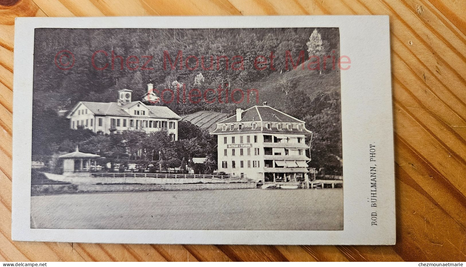 THOUNE THUN HOTEL? CDV PHOTO BUHLMANN - Anciennes (Av. 1900)