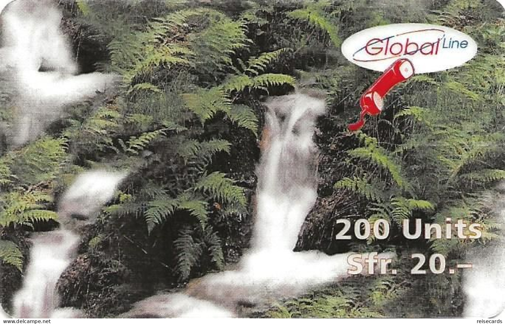 Switzerland Prepaid: Global Line - Wasserfall 12.99 124 - Switzerland