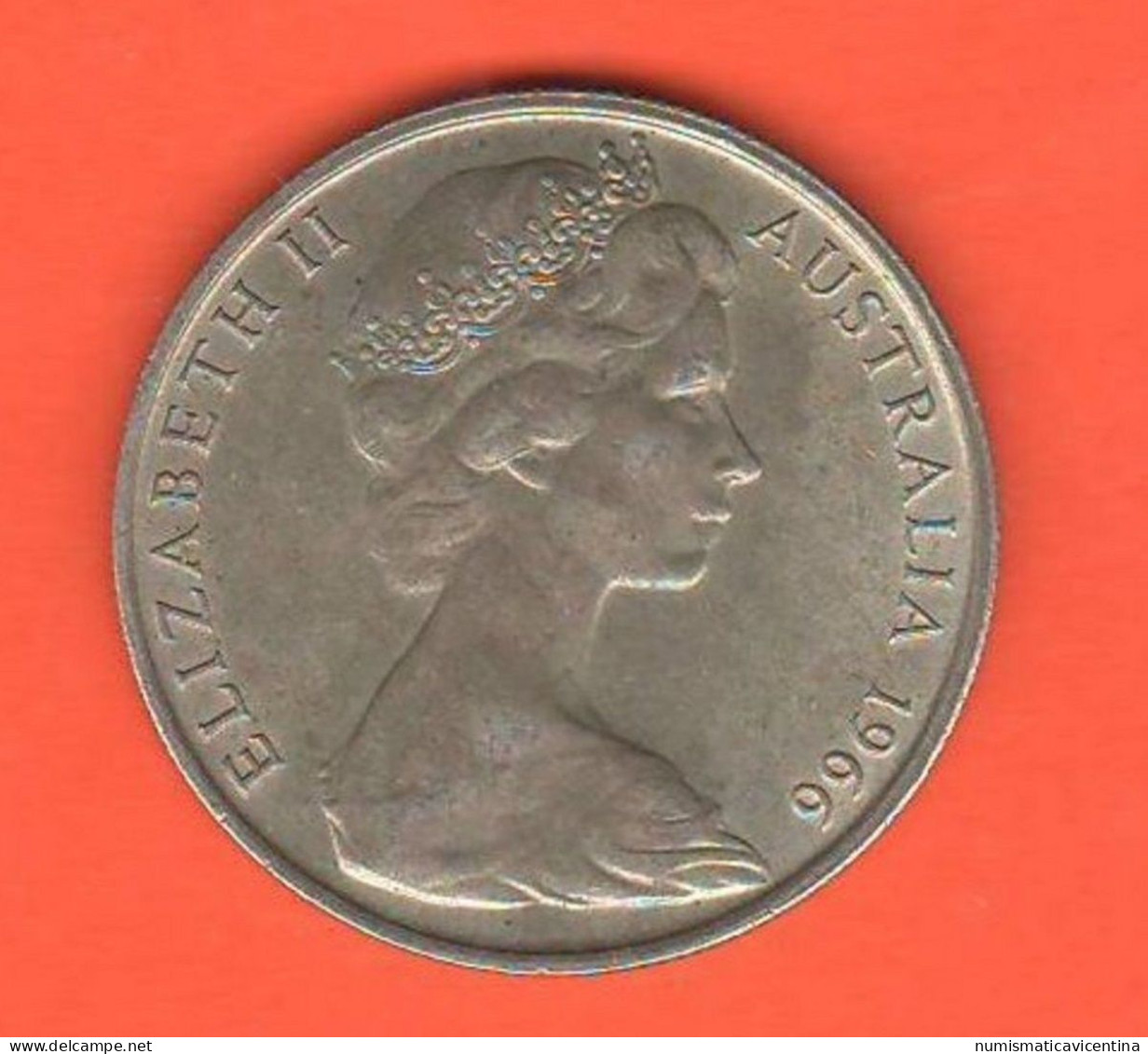 Australia 50 Cents 1966 Australie Silver Coin FIFTY Cents - 50 Cents