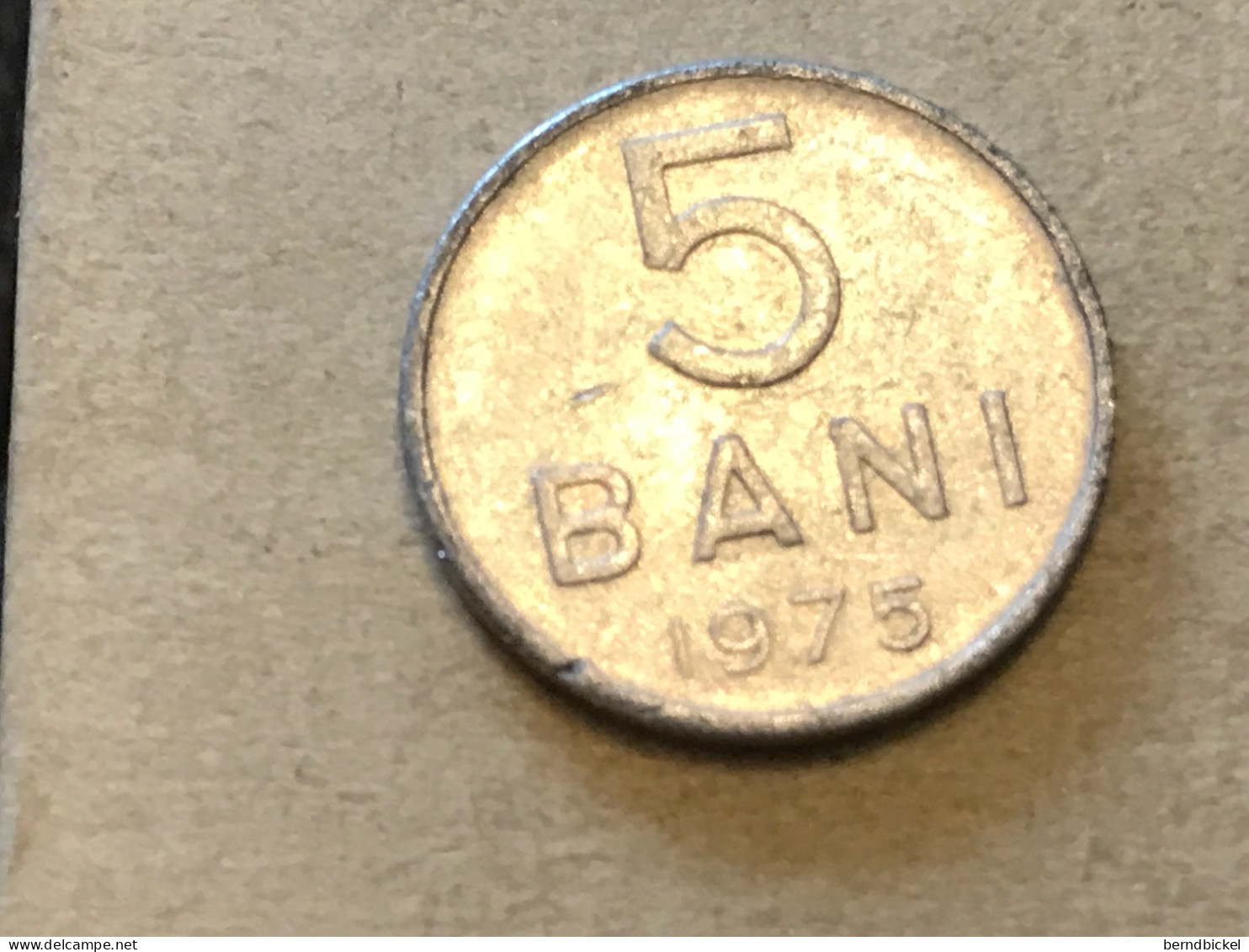 Münze Münzen Umlaufmünze Rumänien 5 Bani 1975 - Roumanie