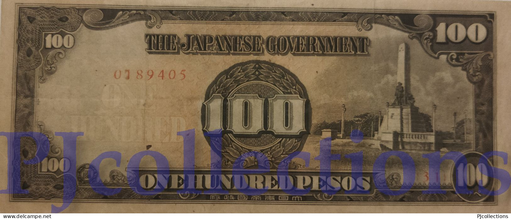PHILIPPINES 100 PESOS 1943 PICK 112a XF - Sierra Leone
