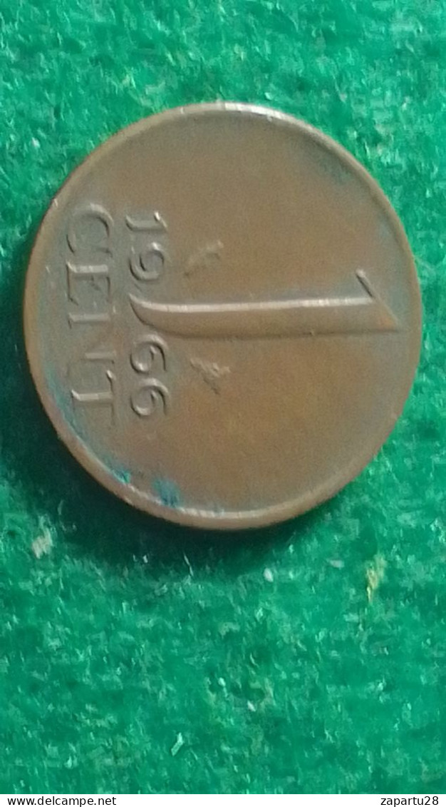 HOLLANDA- 1966          1 CENT          F - 1 Cent