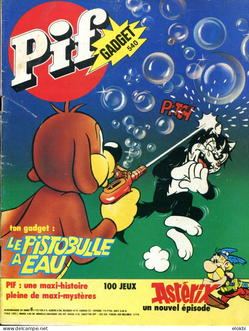 Pif Gadget N°540 - Capitaine Apache "La Haine Et La Folie" - Pif Gadget