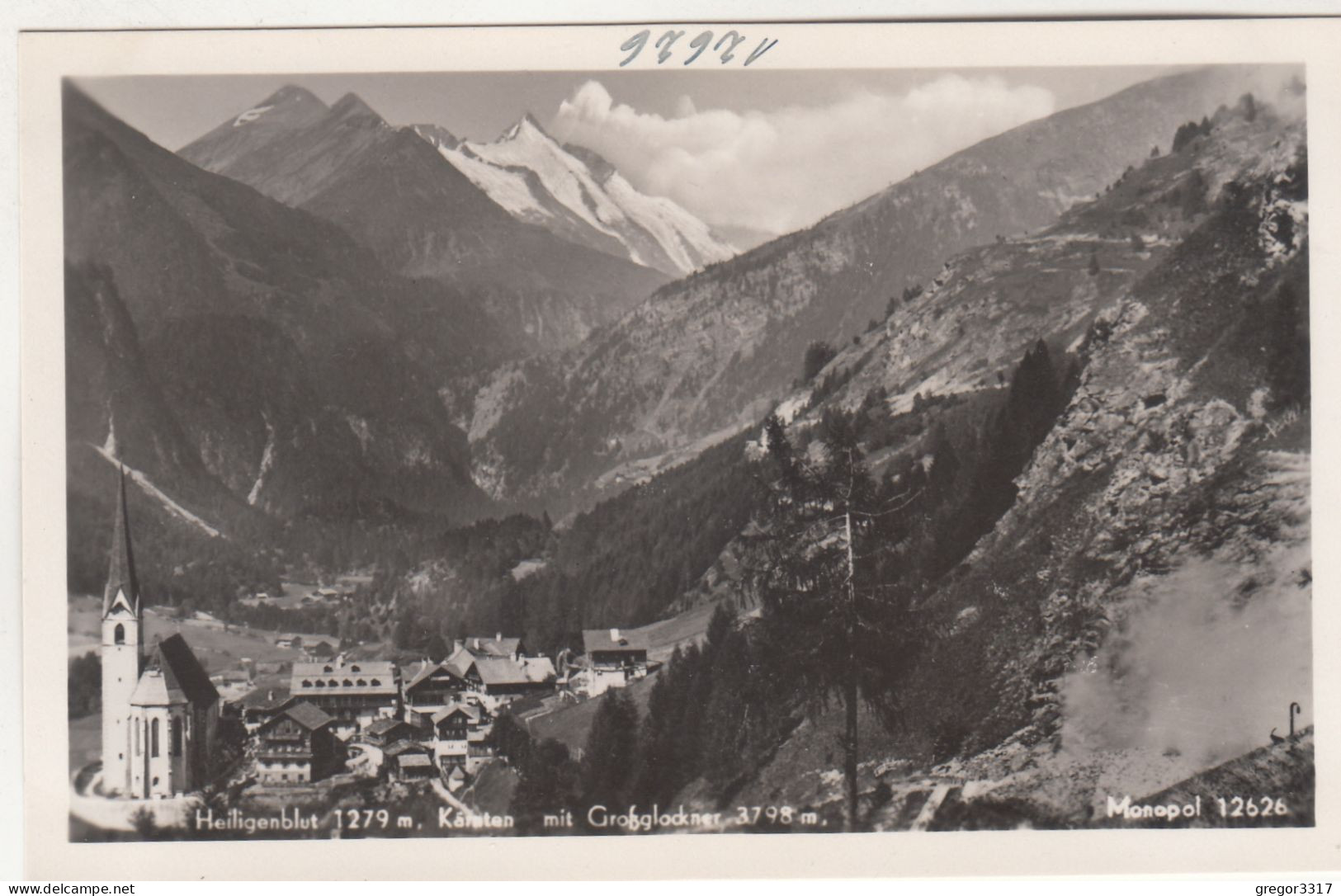 E1937) HEILIGENBLUT - Kärnten - Mit Dem GROßGLOCKNER - S/W FOTO AK Alt ! - Heiligenblut