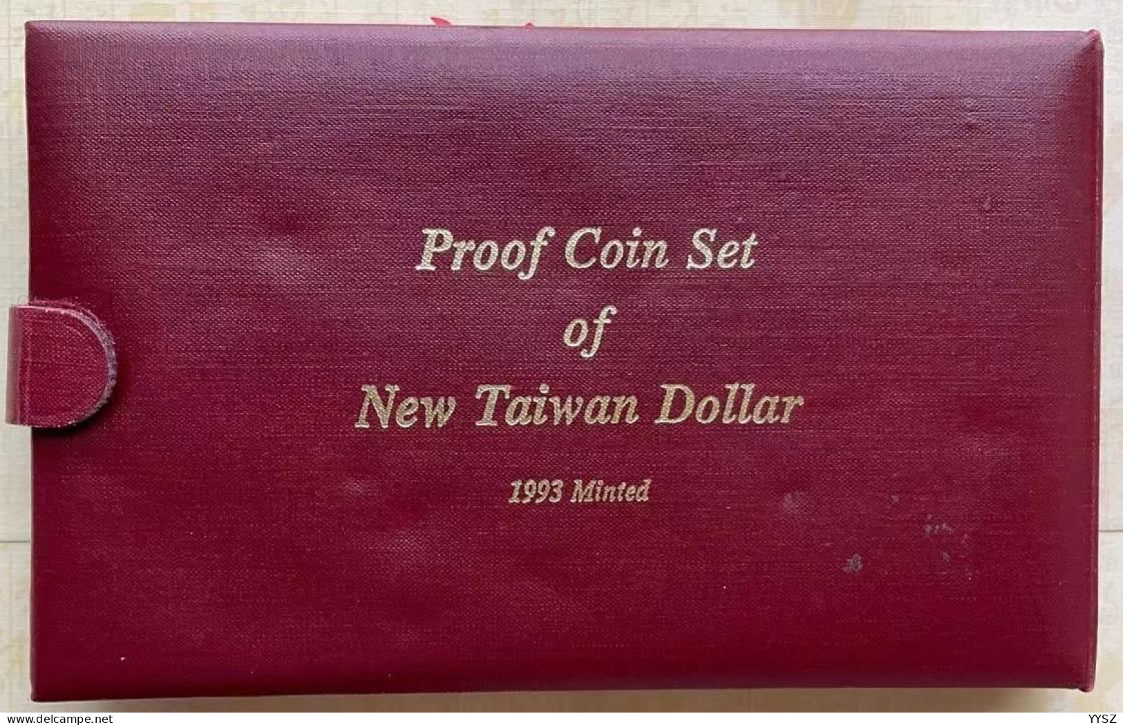 China Taiwan Proof Coin Set 1993 IN Original Case Rare - Taiwán