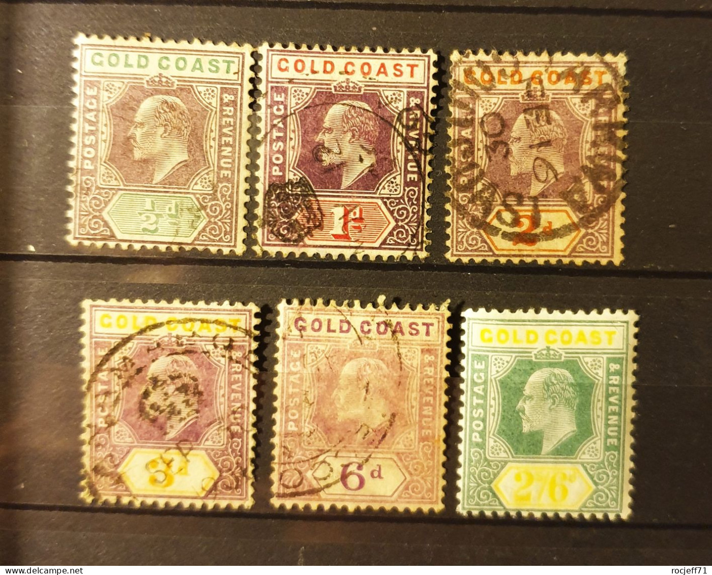 01 - 24 // Gold Coast - Côte D'Or - 1904 - Entre N° 49 à 55 - Old Stamps - Côte D'Or (...-1957)