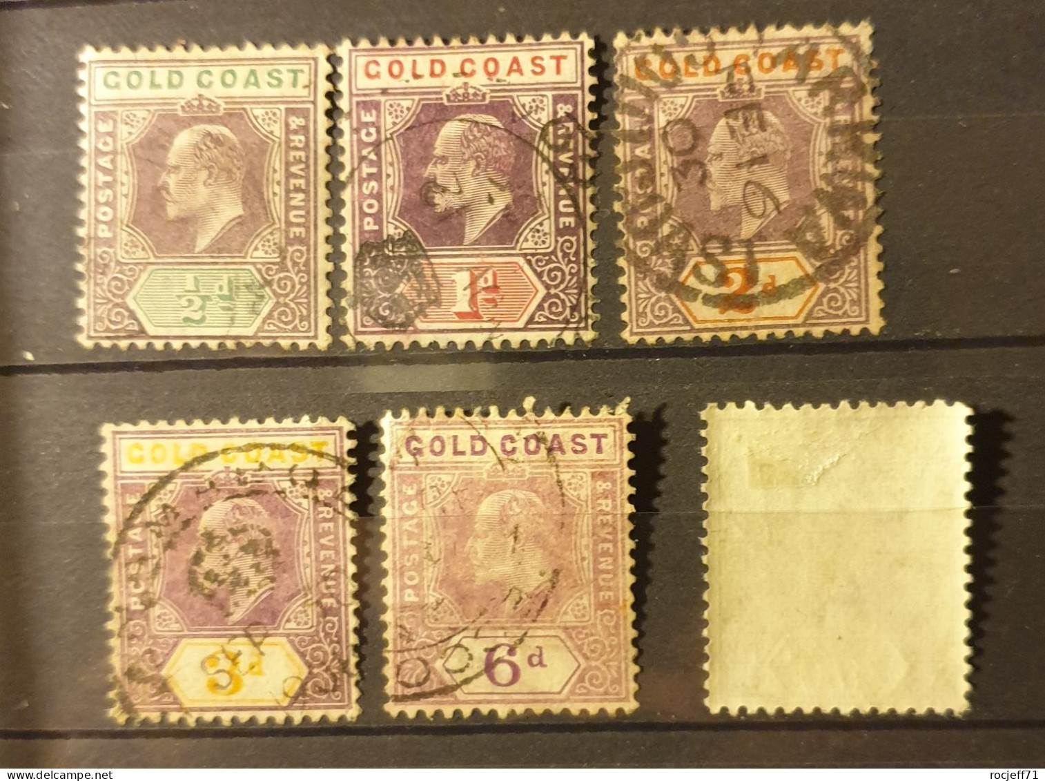 01 - 24 // Gold Coast - Côte D'Or - 1904 - Entre N° 49 à 55 - Old Stamps - Gold Coast (...-1957)