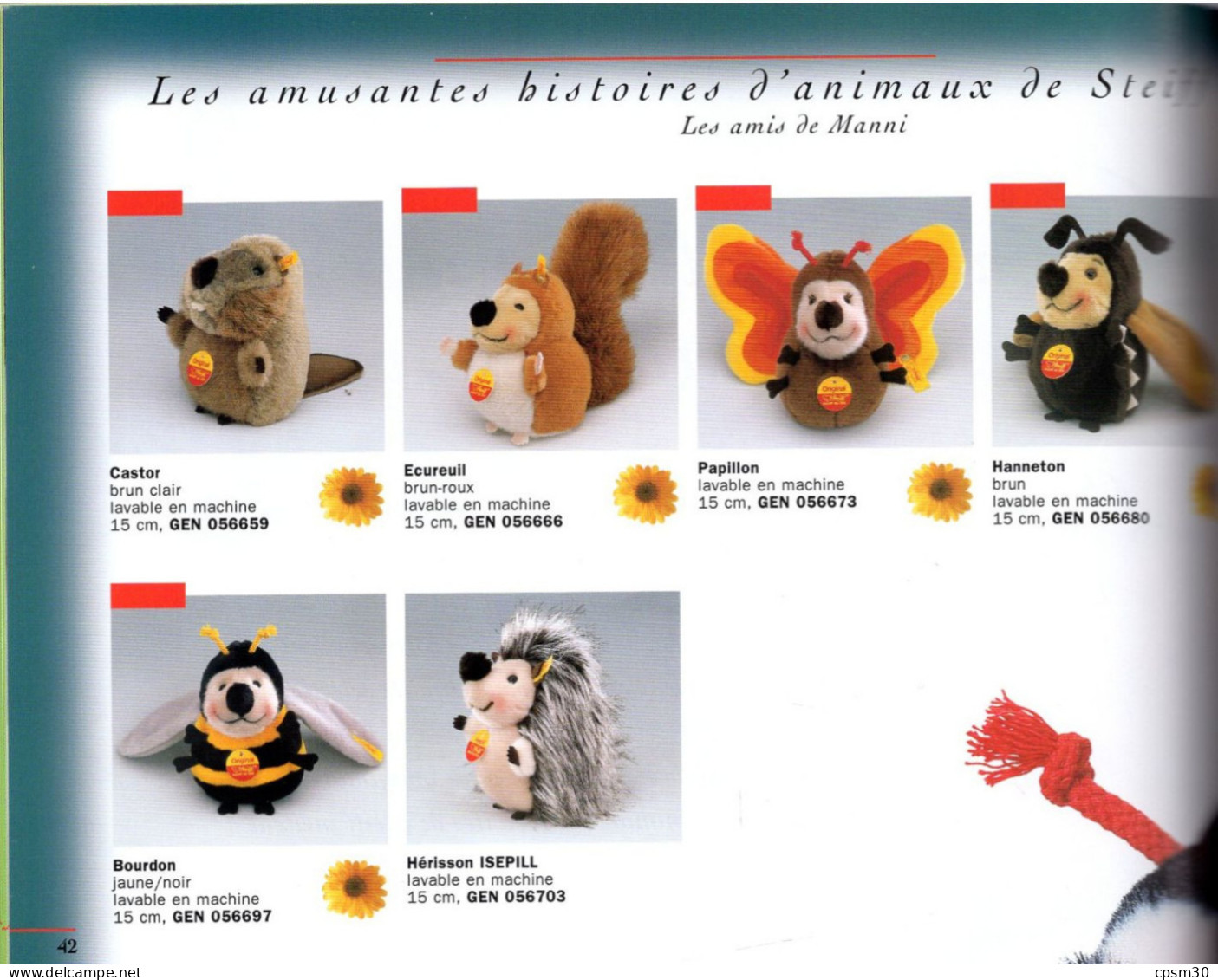 Livre, La Vaste Collection STEIFF 2002, 106 Pages 2002 (ours Et Peluches) - Steiff Animals