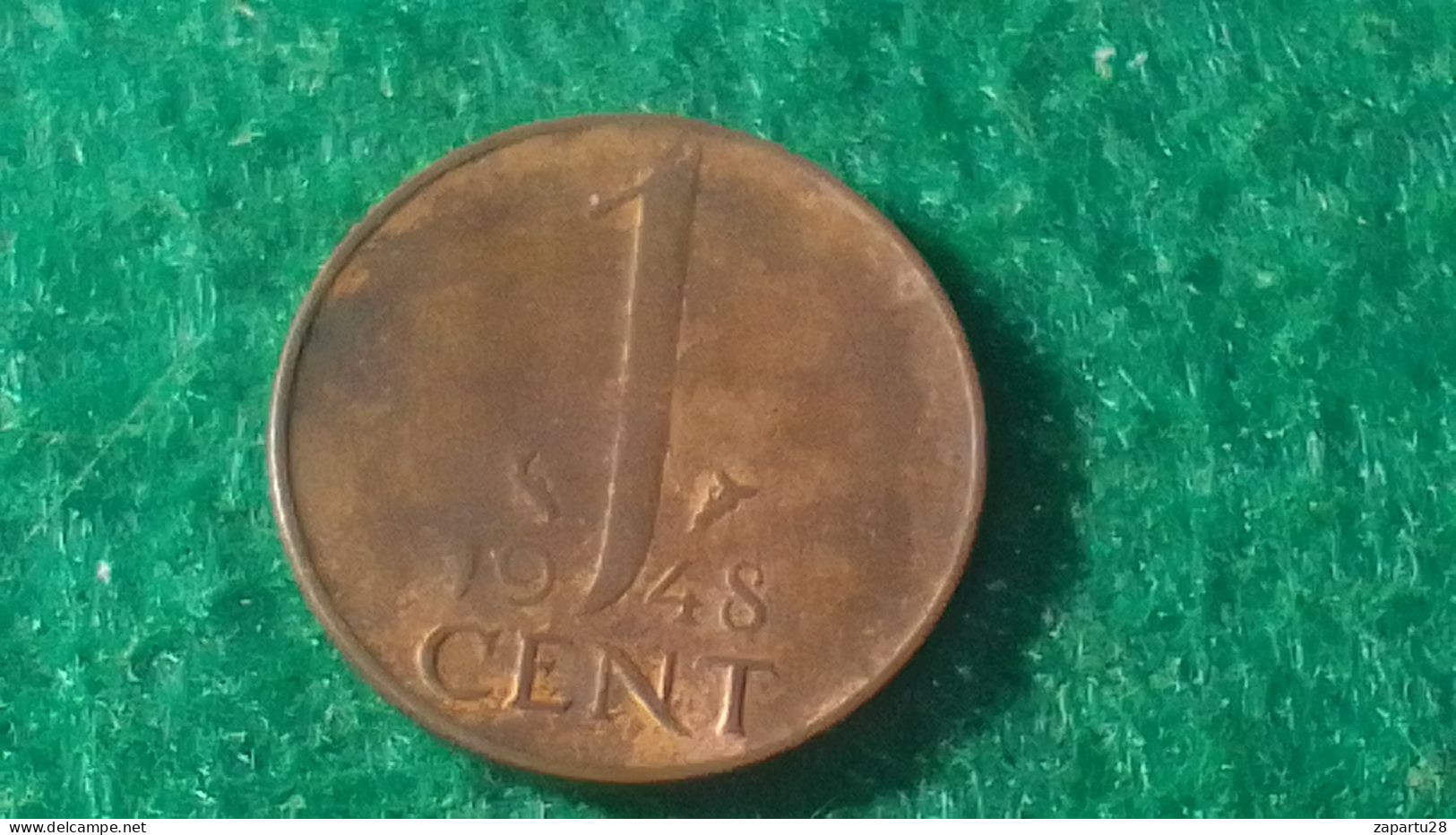 HOLLANDA- 1952         1 CENT          F - 1 Centavos