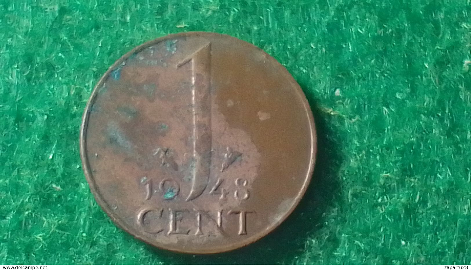 HOLLANDA- 1948         1 CENT          F - 1 Cent