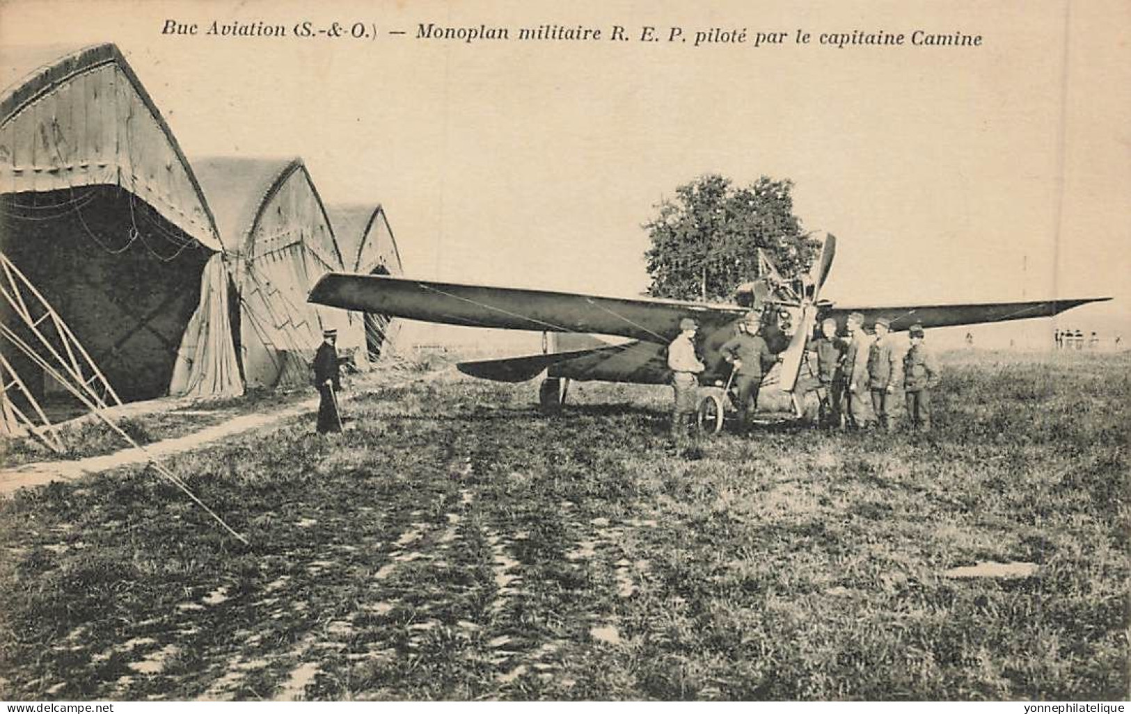 78 - YVELINES - BUC - Aviation - Monoplan Militaire R.E.P Piloté Par Le Capitaine Camine - 11071 - Buc