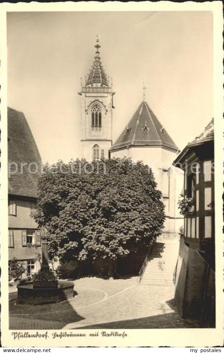 41772243 Pfullendorf Brunnen Stadtkirche Pfullendorf - Pfullendorf