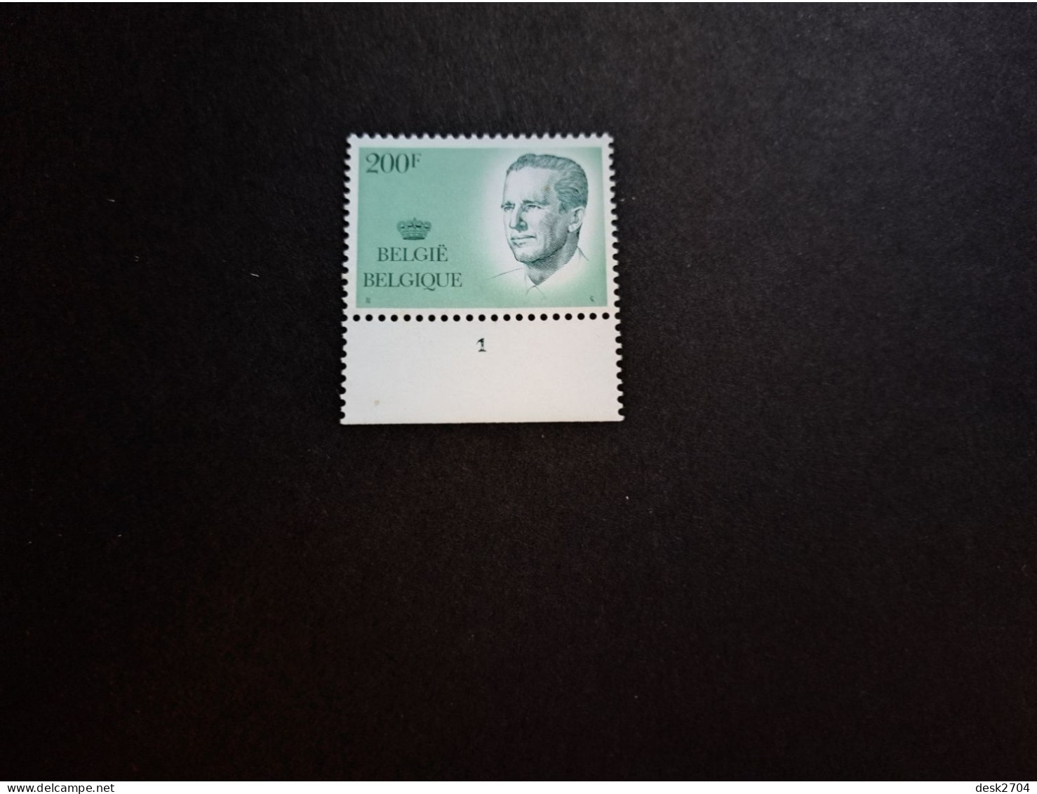 S.M.le Roi  Baudouin, Type Velghe (xx), Numéro 2236 - 1981-1990 Velghe