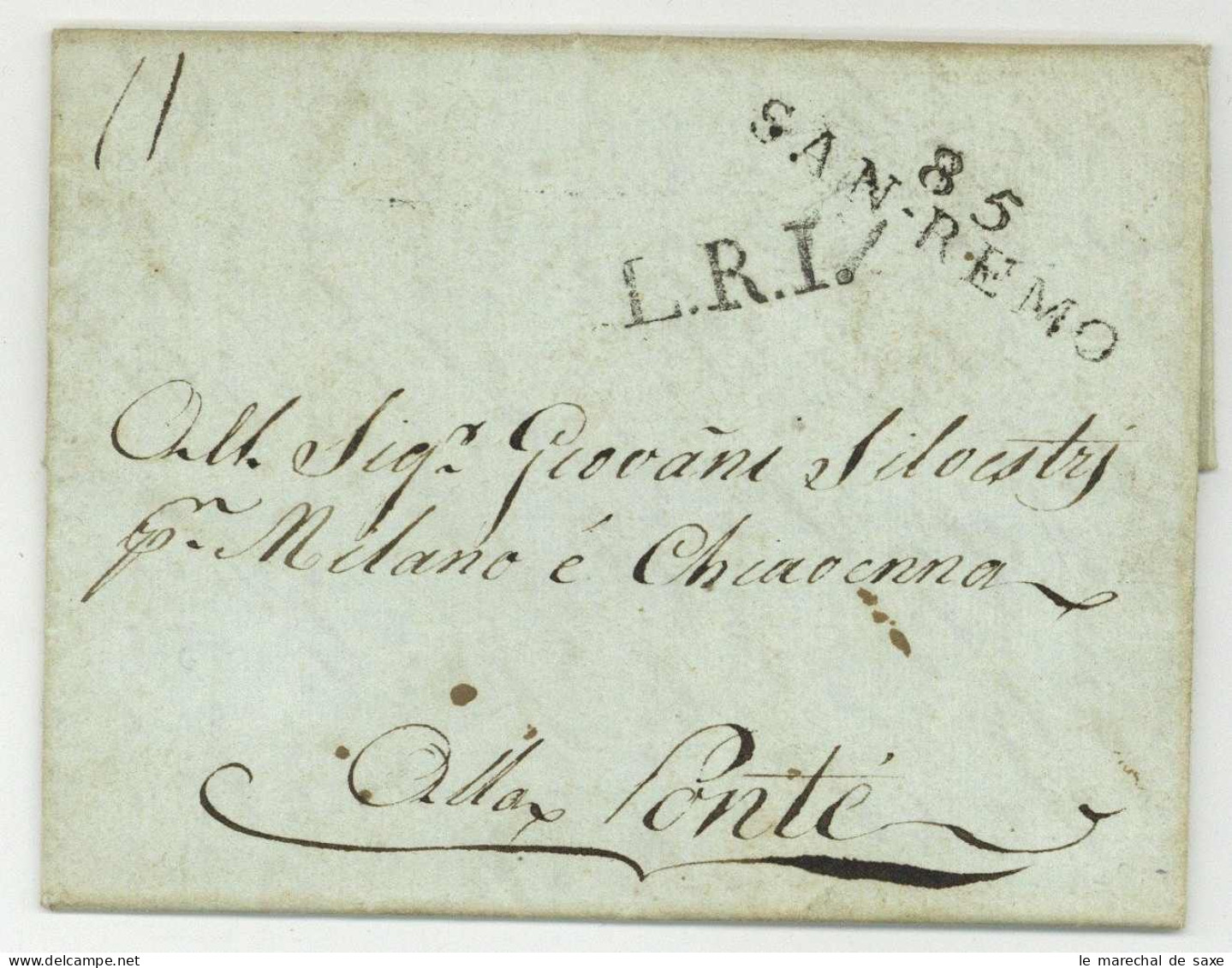 85 SAN REMO Pour Ponte 1806 - 1792-1815: Départements Conquis