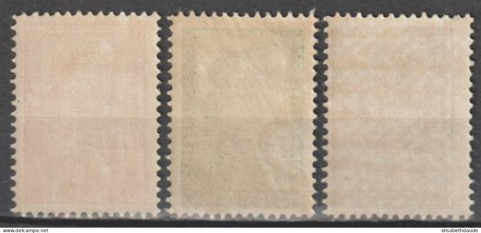 YOUGOSLAVIE - 1934 - YVERT N°255/257 * MLH CHARNIERE QUASI-INVISIBLE ! COTE = 40+ EUR - Unused Stamps