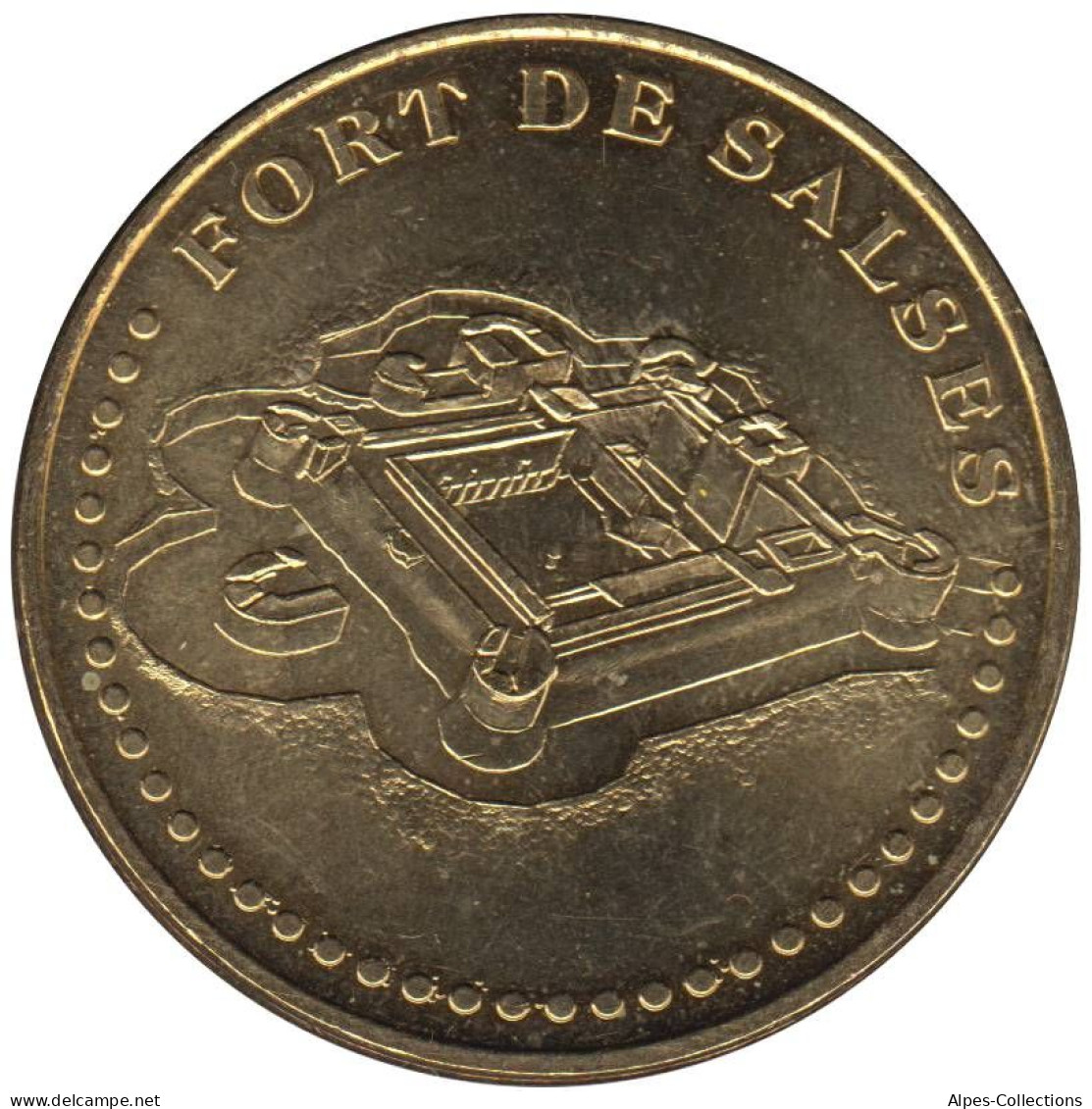 66-0532 - JETON TOURISTIQUE MDP - Fort De Salses - Face Simple - 2008.1 - 2008