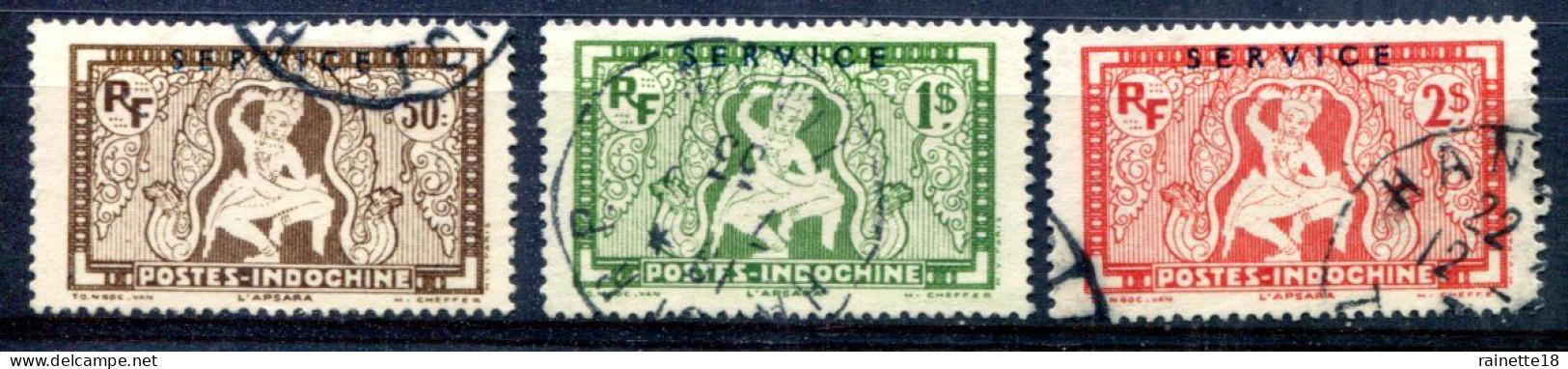 Indochine    Service     13-15/16 Oblitérés - Used Stamps