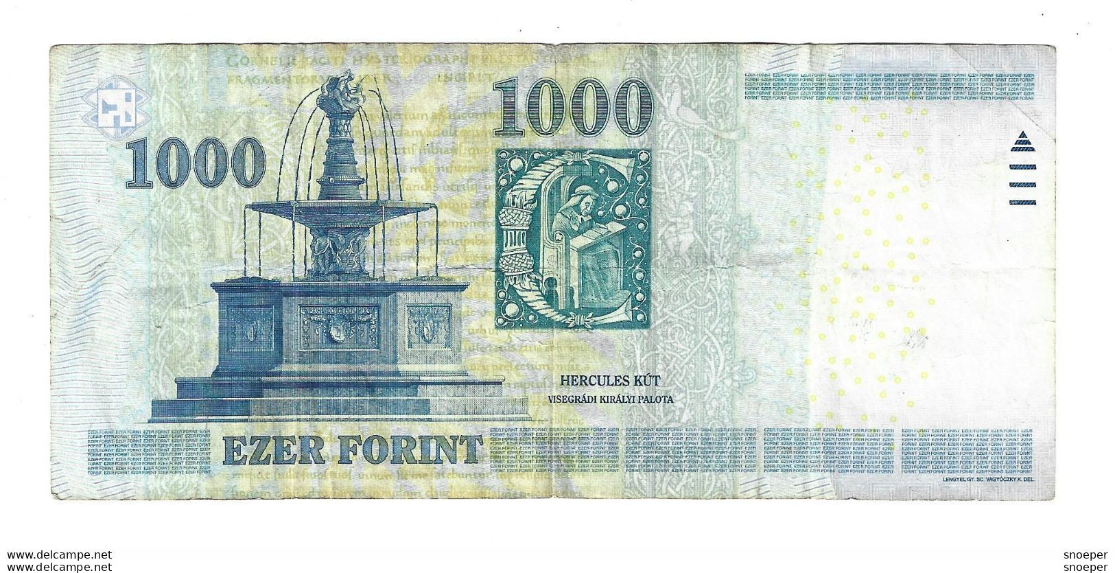 *hungary 1000  Forint 2009   197a - Ungheria