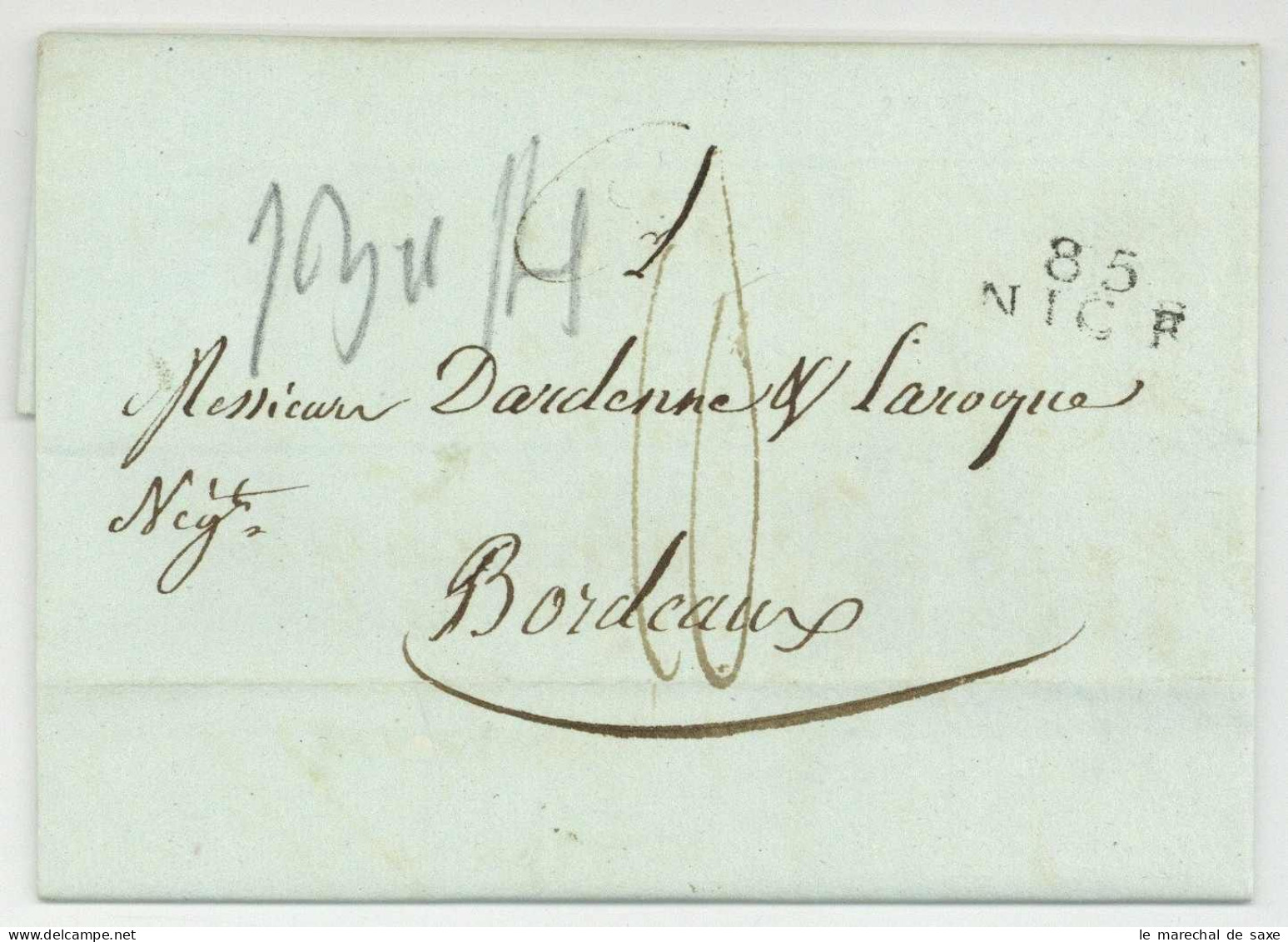 85 NICE 1815 Pour Bordeaux - 1792-1815: Veroverde Departementen