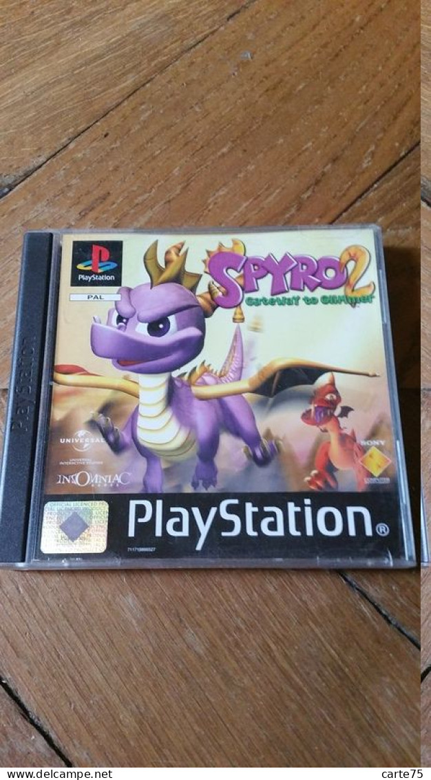 Jeu Playstation PS1 Spyro 2, Complet - Playstation