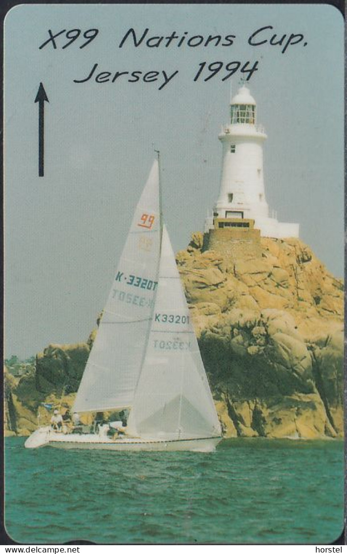 Jersey - 067 Lighthouse - Sailing - X99 Nations Cup Jersey 1994 - £2 - 25JERA Mint - Jersey Et Guernesey