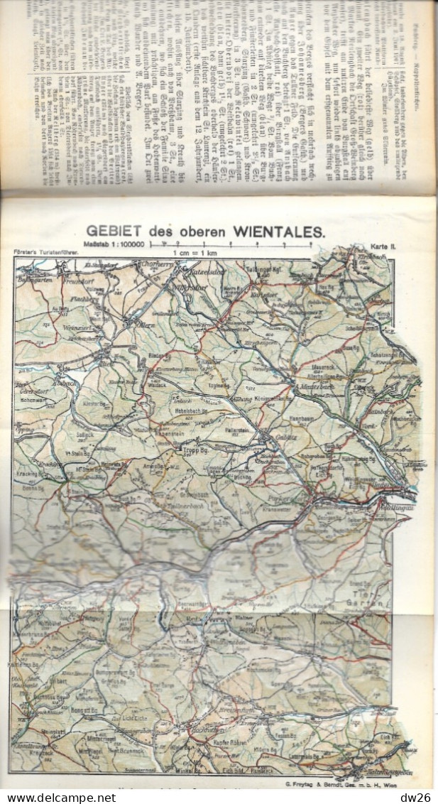 Wienerwald Von Karl Ronniger 1922 - Guide Touristique Vienne (Autriche) Förster's Turistenführer - Oostenrijk