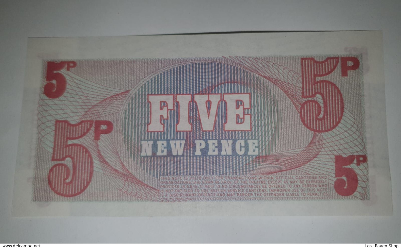 Five New Pence - British Armed Forces - British Armed Forces & Special Vouchers