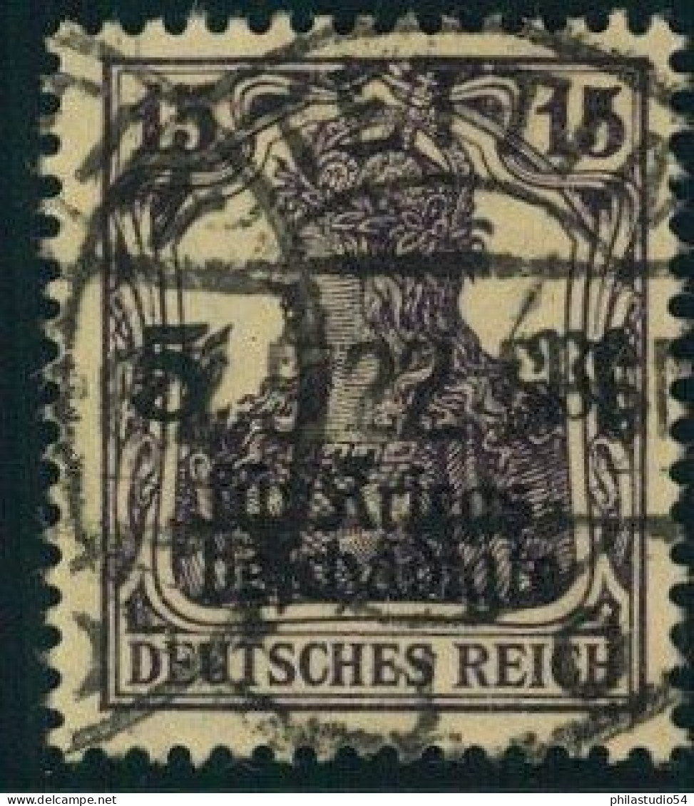 1919: Michelnummer 106 C (300,-), Geprüft - Used Stamps