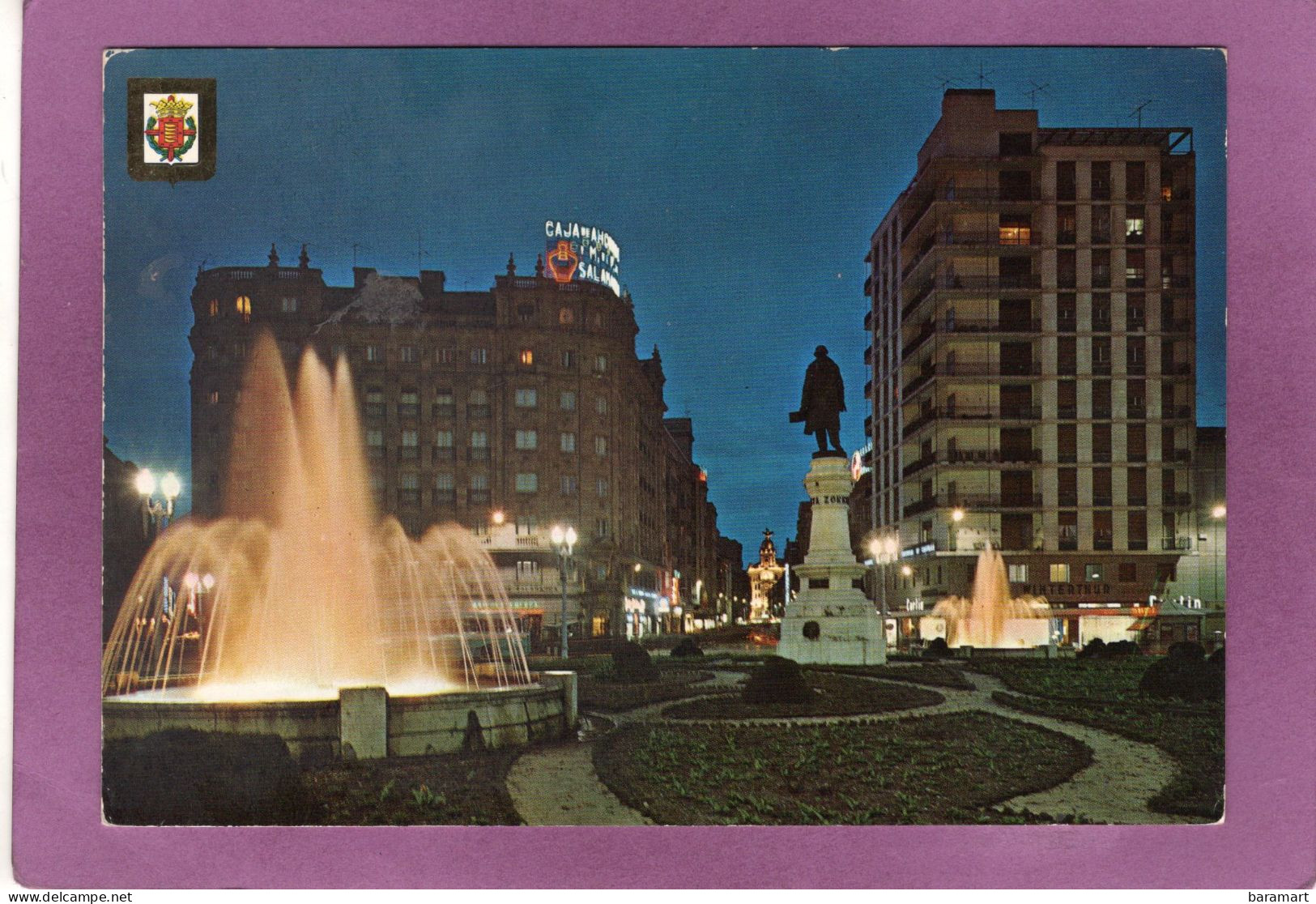 VALLADOLID Plaza Del Poeta  Zorrilla Nocturna - Valladolid