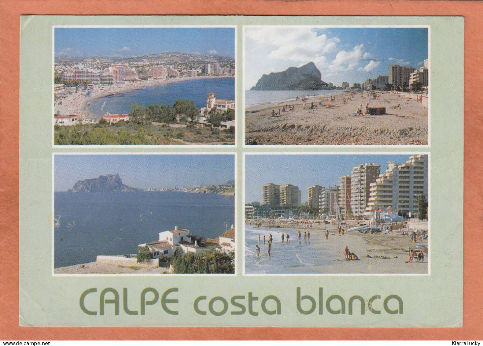 CALPE - COMUNIDAD VALENCIANA - ALICANTE - MULTIVUES - ECRITE - Alicante