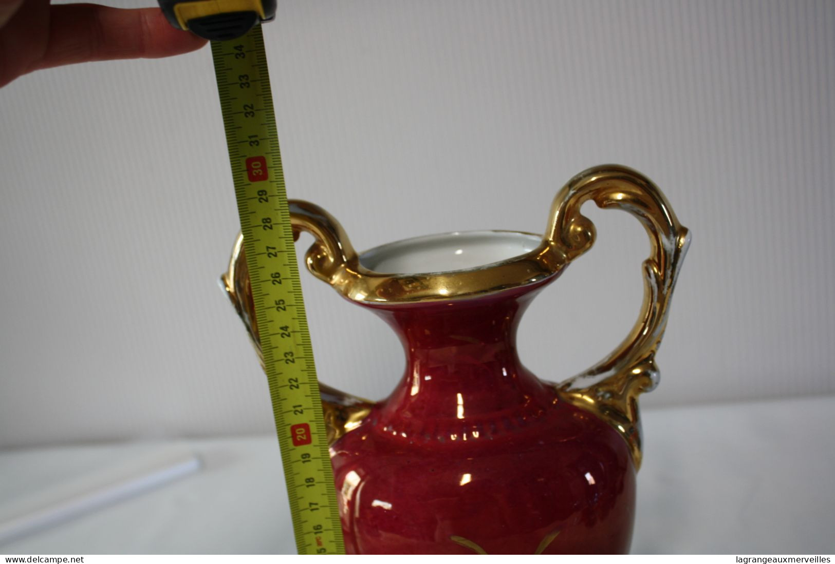 C23 Miniature - Vase en porcelaine - romantisme Français