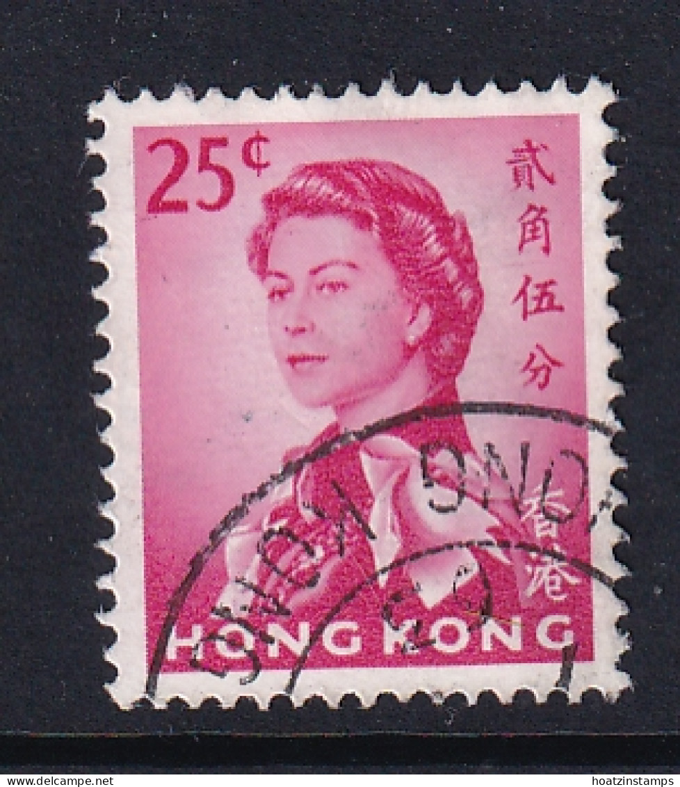 Hong Kong: 1962/73   QE II     SG200      25c      Used - Usados