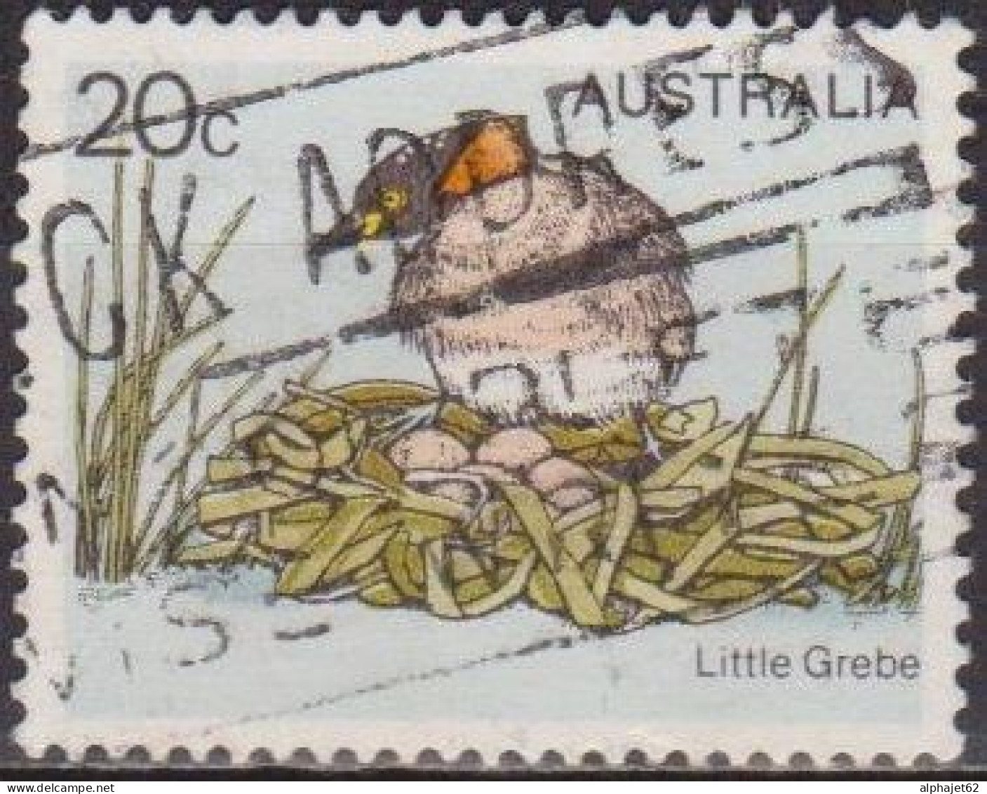 Oiseaux Et Leur Nid - Petit Grèbe - AUSTRALIE - Faune - N° 637 - 1978 - Gebruikt