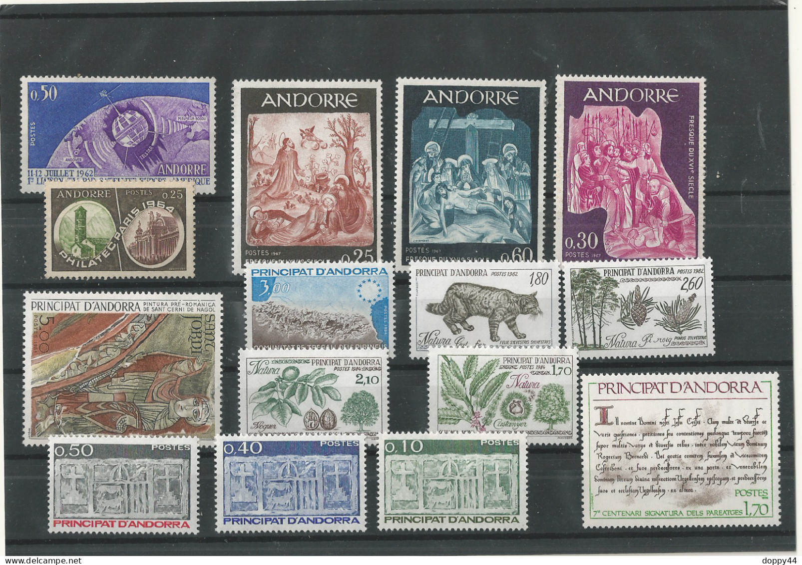 ANDORRE LOT 15 TP NEUFS.SANS TRACE DE CHARNIERE TTB. - Collections