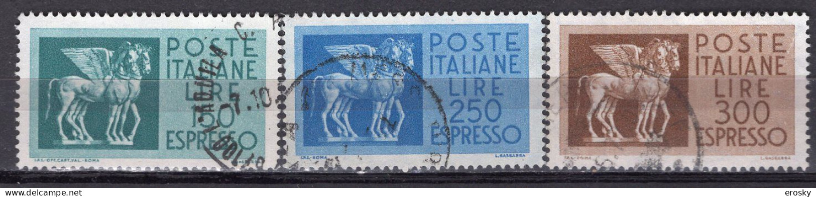 Y6159 - ITALIA ESPRESSO Ss N°36/38 - ITALIE EXPRES Yv N°45/47 - Poste Exprèsse/pneumatique