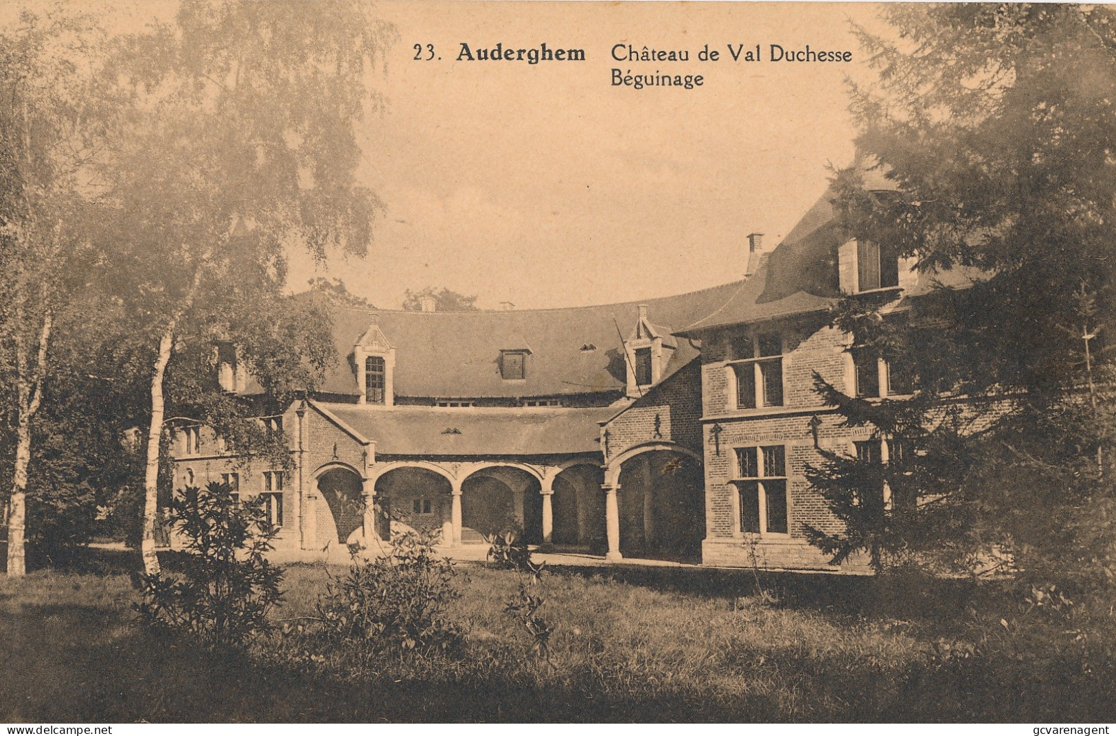 AUDERGHEM   CHATEAU DE VAL DUCHESSE  BEGUINAGE        2 SCANS - Auderghem - Oudergem