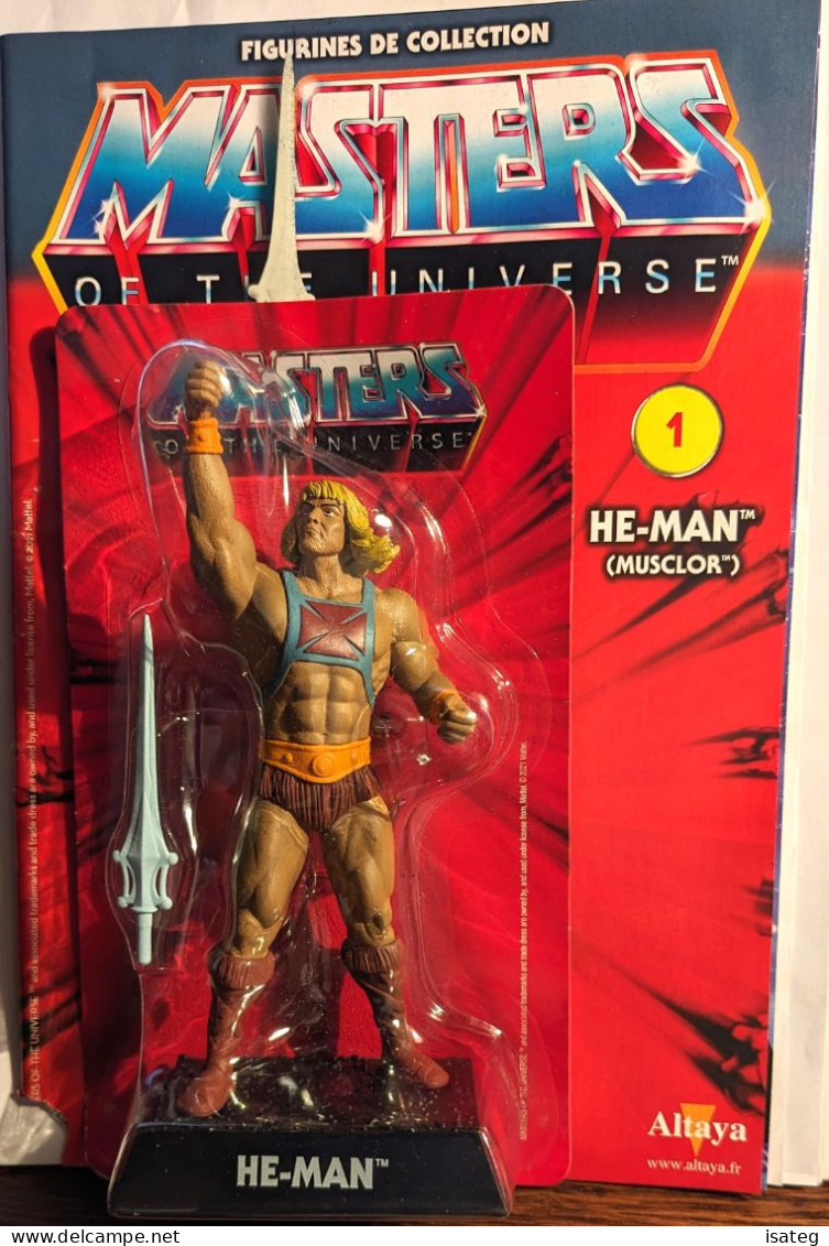 Figurine Maîtres De L'Univers : He-Man (Musclor) - Altaya - Masters Of The Universe