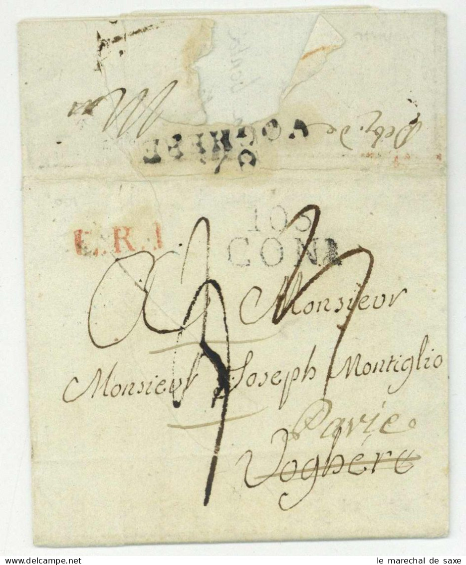 105 CONI + Deb. De 87 VOGHERA Savigliano 1813 - 1792-1815: Dipartimenti Conquistati