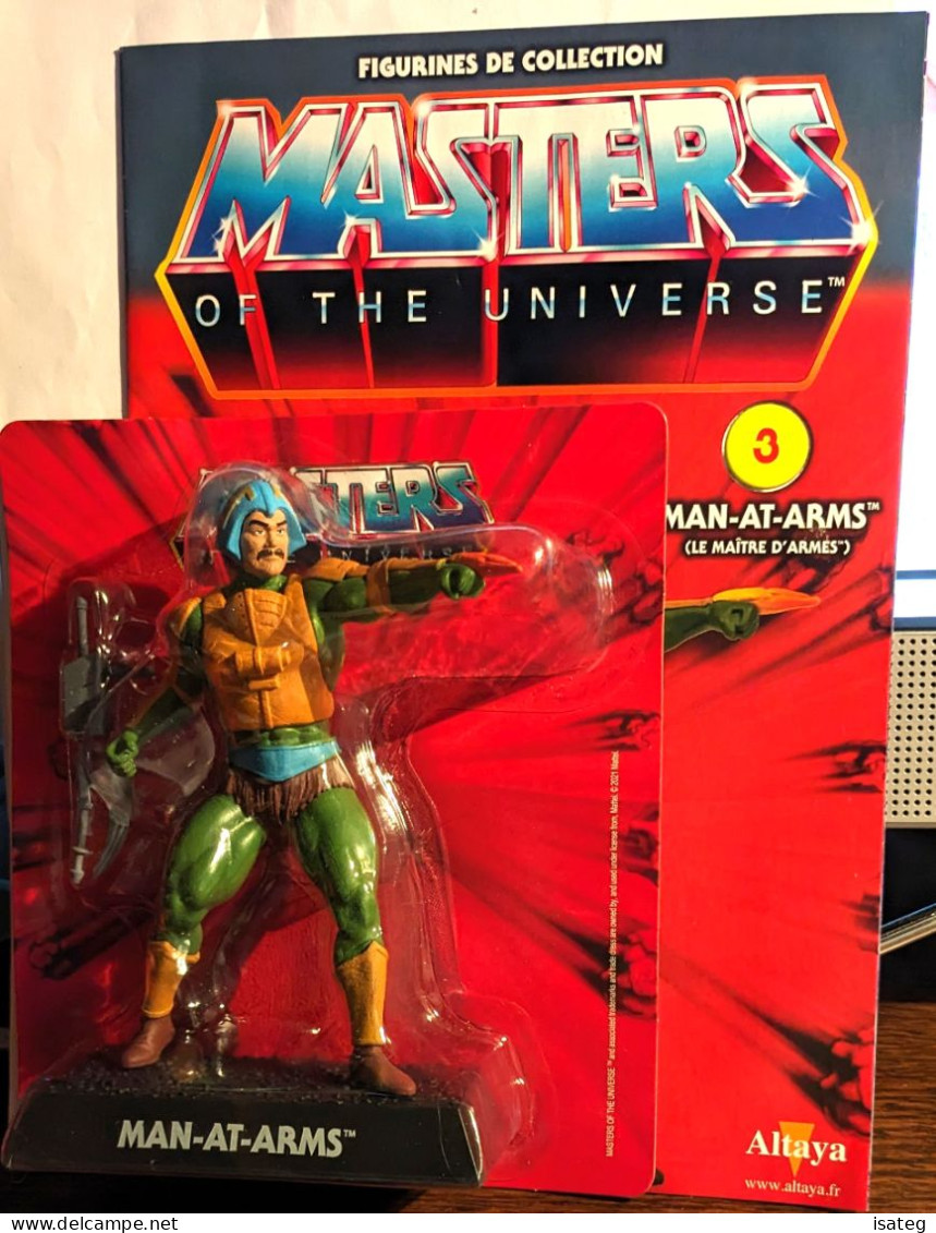 Figurine Maîtres De L'Univers : Man-At-Arms (le Maître D'armes) - Altaya - Dominatori Dell'Universo