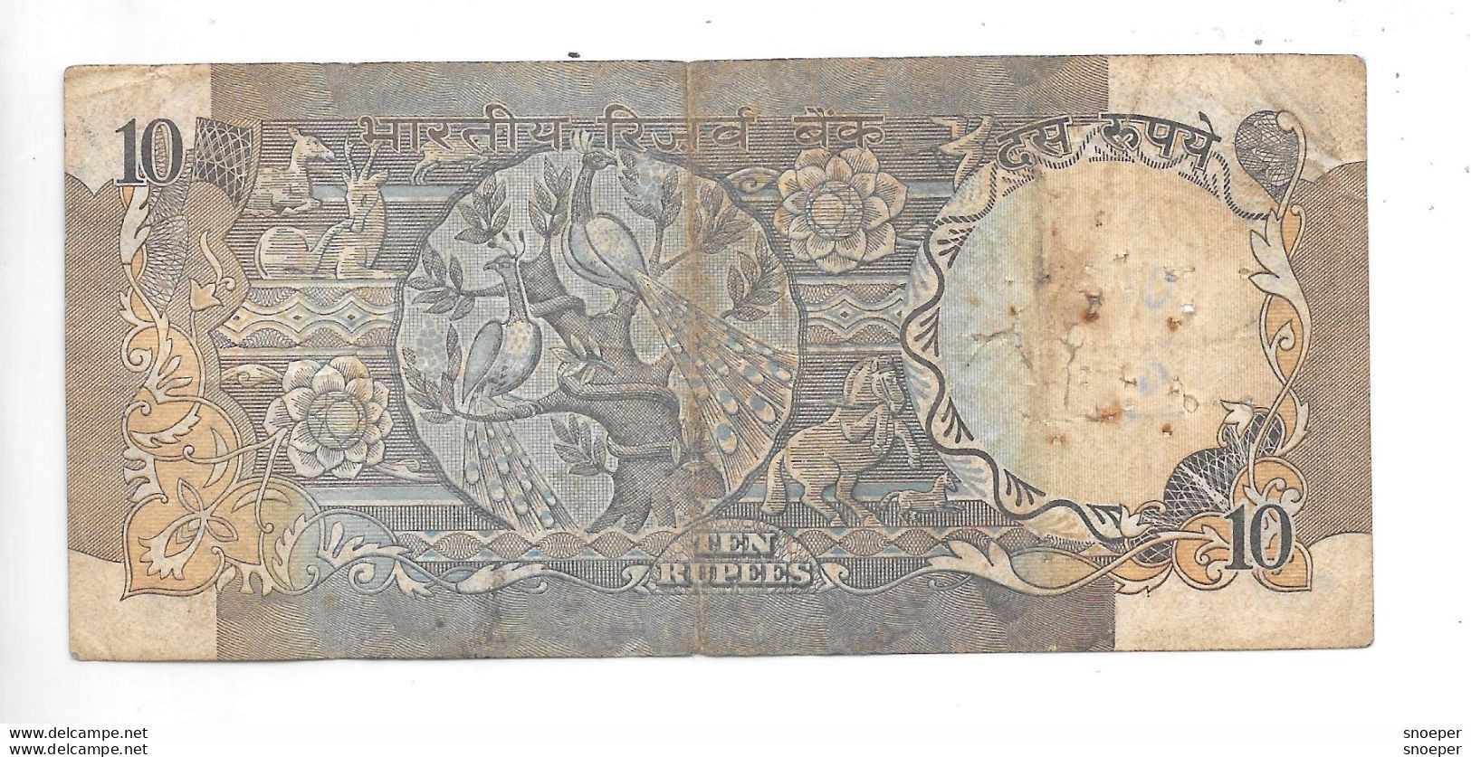 *india 10 Rupees   1980-81    81h - Inde