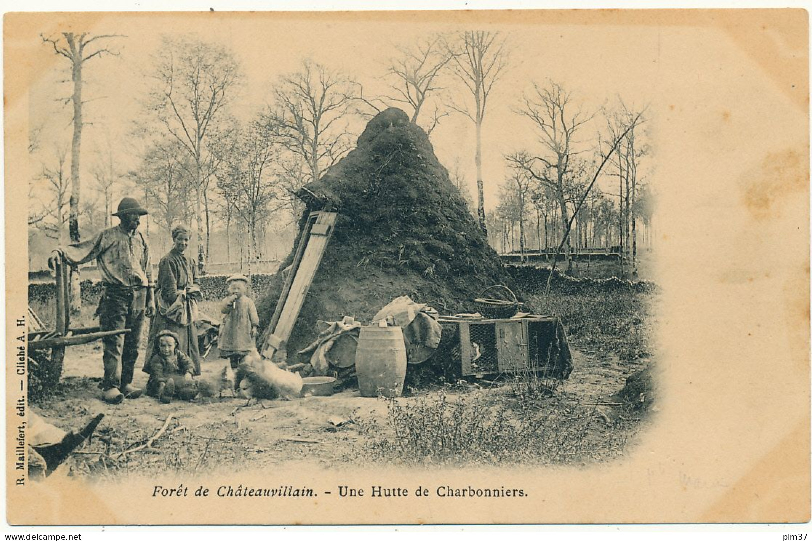 CHATEAUVILLAIN, Forêt - Hutte De Charbonniers - Chateauvillain