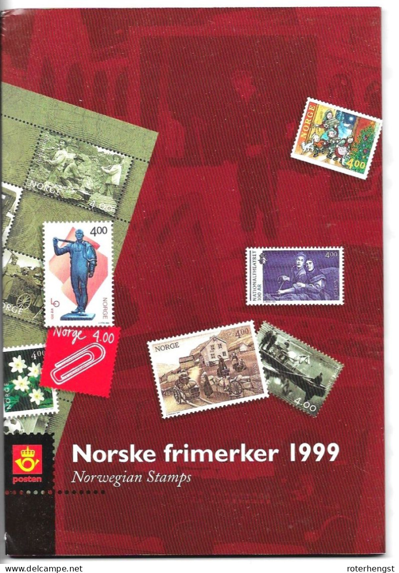 Norway Official Year Map Mnh ** 1999 - Volledig Jaar