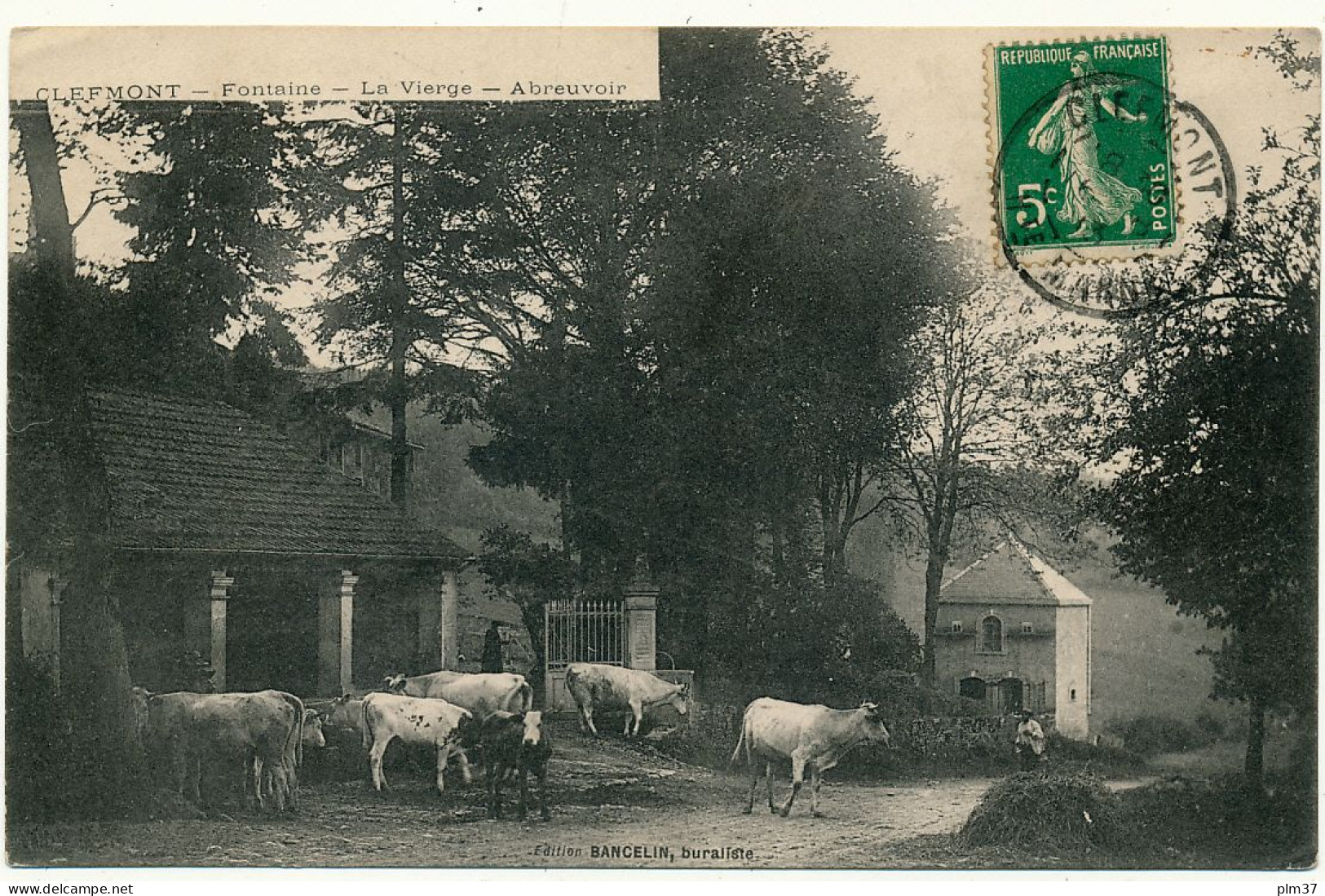 CLEFMONT - Fontaine, La Vierge, Abreuvoir - Clefmont